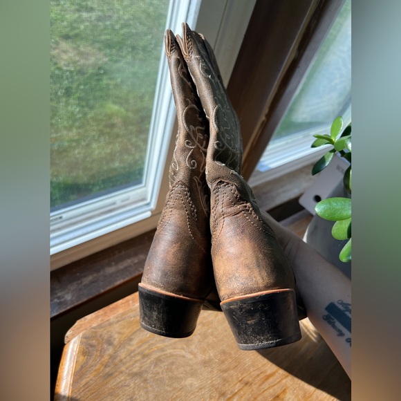 ❌SOLD❌ TWISTED X Women’s Leather Western Cowboy Boot WWT0025 - Size 5.5B - Picture 6 of 8